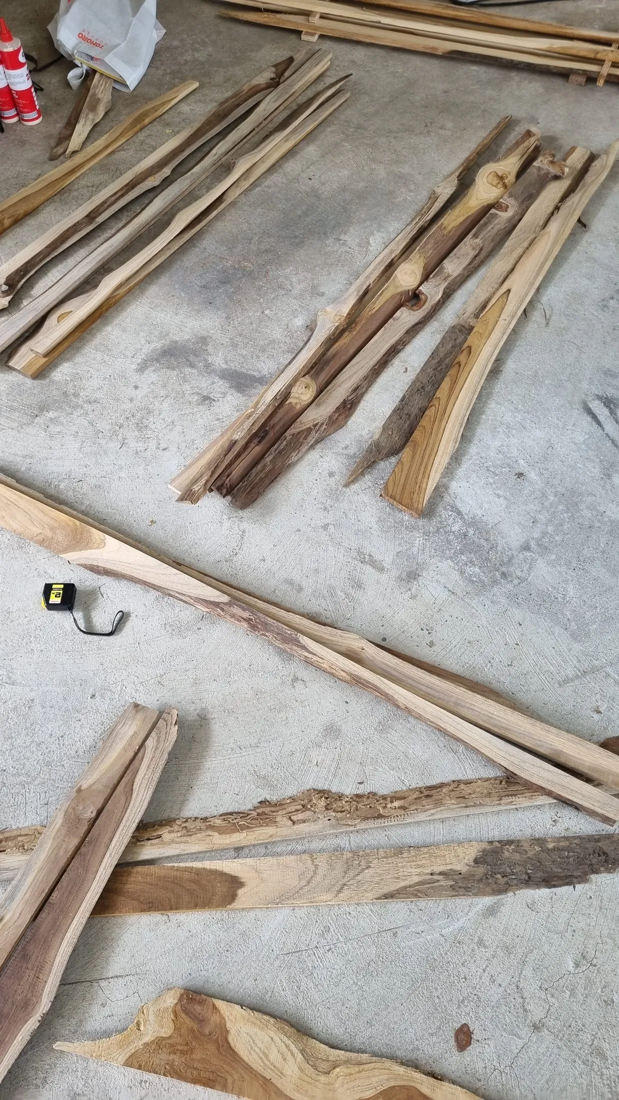 Teak & stainless steel